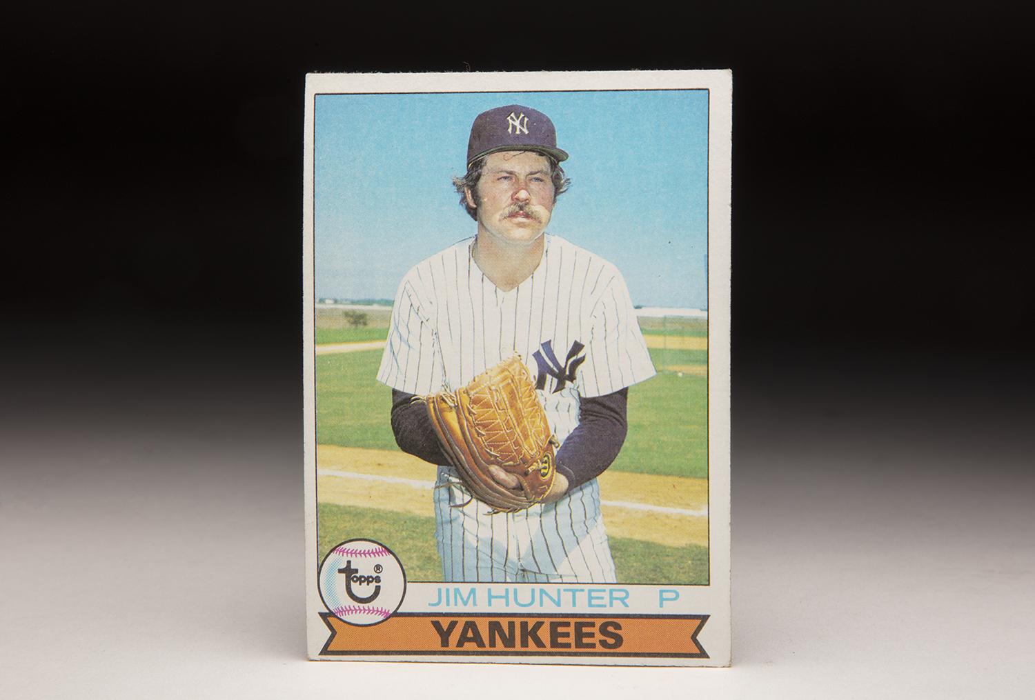 CardCorner: 1979 Topps Jim Hunter | Baseball Hall of Fame